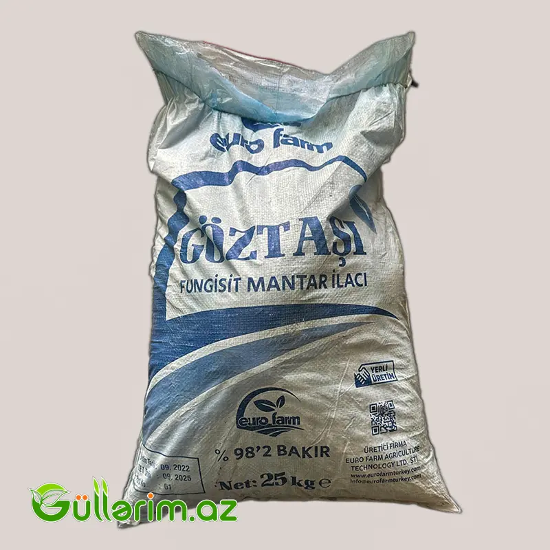 Göydaş Göztaşı Mis Sulfat) – Euro Farm - 25 kq — Bakı