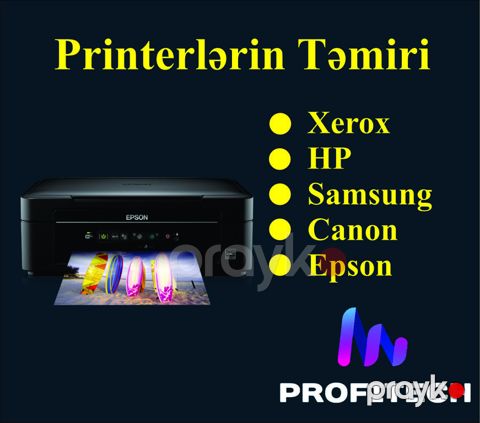 Printer və kartriclərin təmiri — Bakı