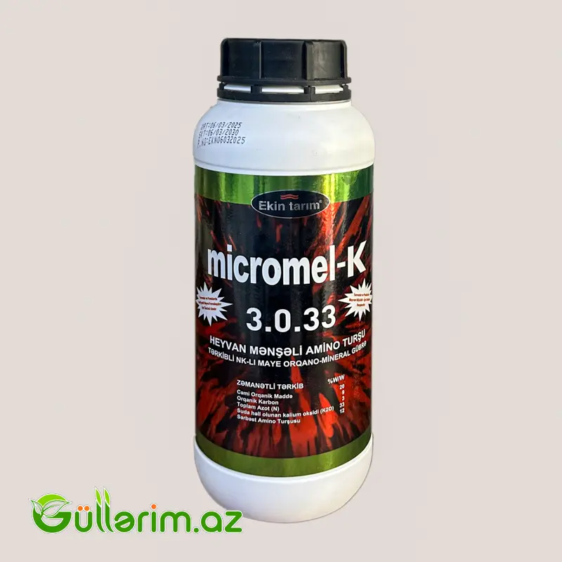 Micromel-K 3.0.33 Gübrə (Gubre) - 1L — Bakı