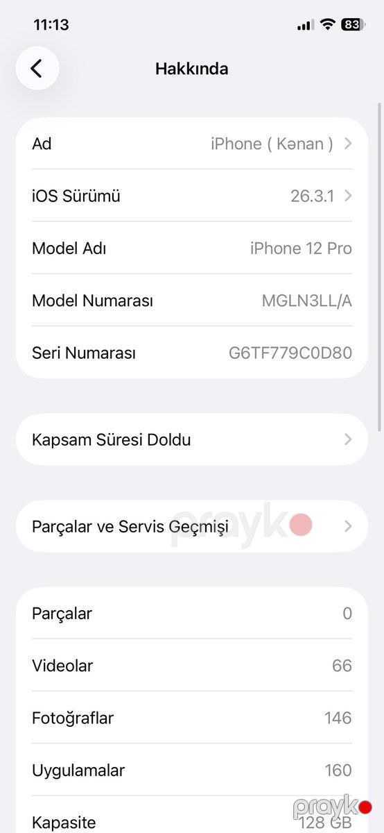Apple iPhone 12 Pro Graphite 128GB/6GB — Smartfonlar, Bakı (3)