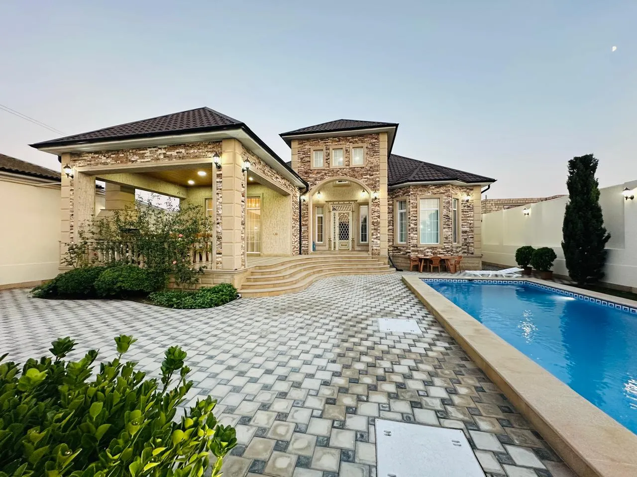 Şüvəlan, 6 otaqlı Həyət evi satılır - 200 m², 1 mərtəbə, 10 sot — Ev, villa, Bakı (3)