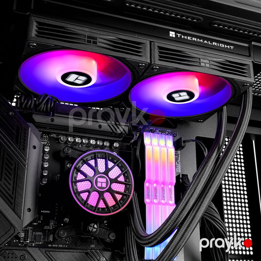 Maye Soyutma Thermalrıght Aqua Elite 240 Black Argb V6 — Kompüterlər və noutbuklar, Bakı (5)