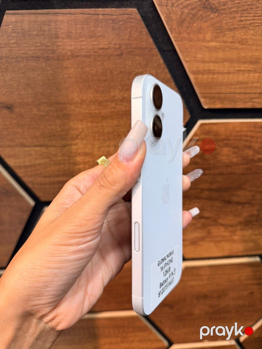 Apple iPhone 16 White 128GB/8GB — Smartfonlar, Bakı (3)