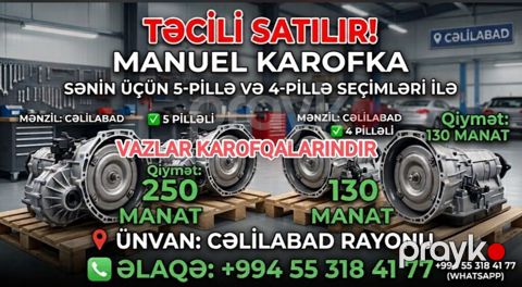 Məhsul: Vaz modelləri üçün mexaniki sürətlər qutuları (karobkalar) — Cəlilabad