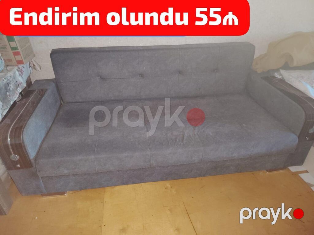 *Tecılı satılır Divan 55 AZN Çöldən çölə 210 sm Oturma dərinliyi 70 — Divanlər, Mehdiabad