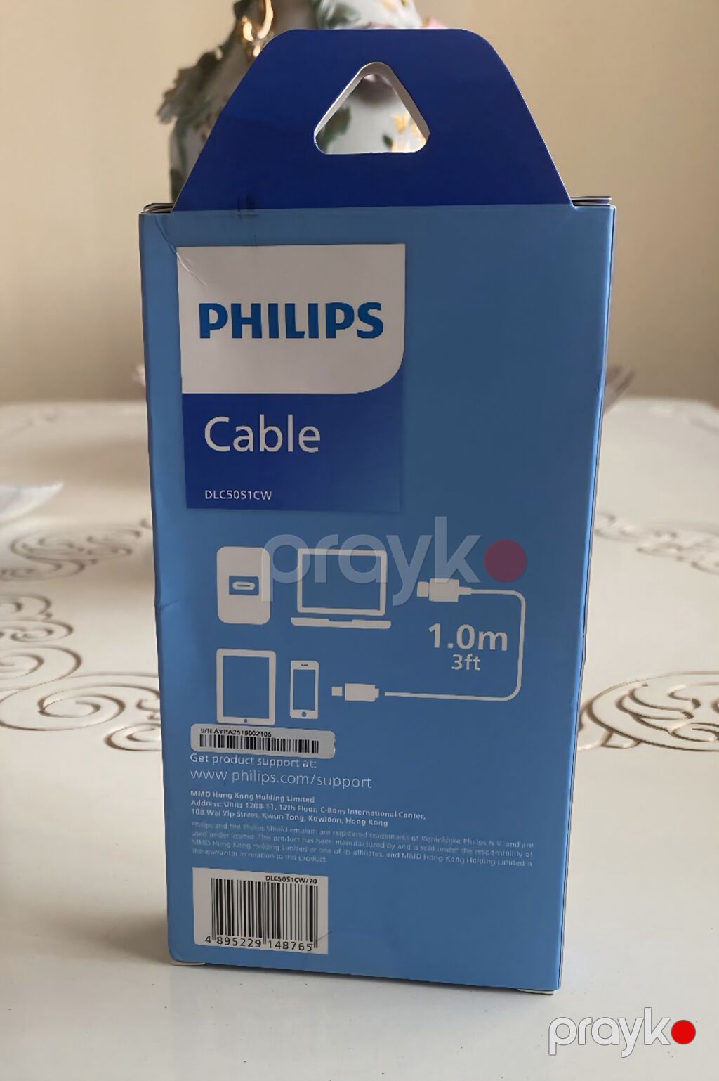 Orginal Phillips Type-C / USB 1 metrelik kabel (Şnur) Telefonlar — Çexollər, Bakı (2)