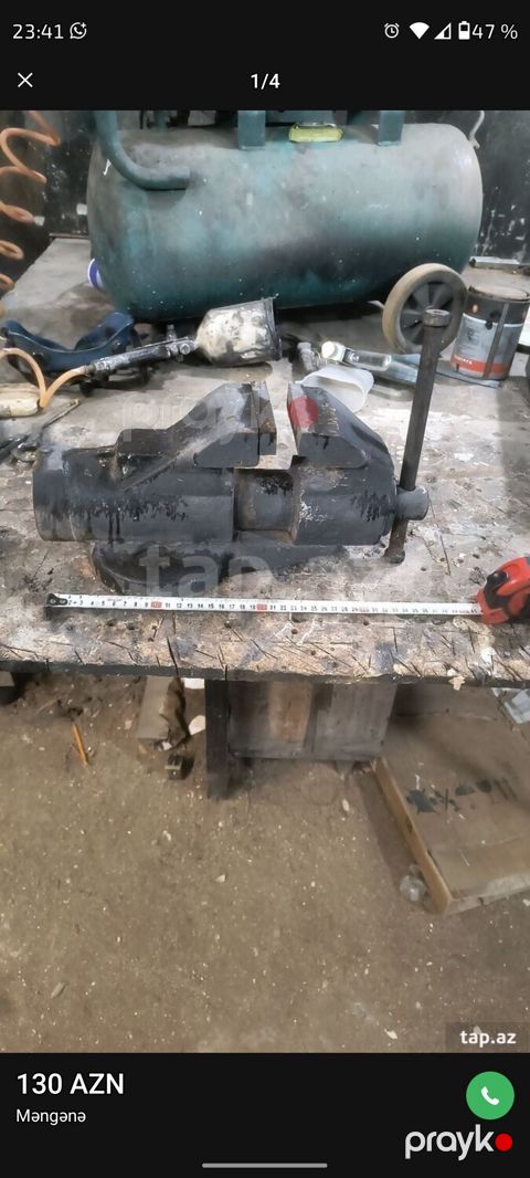 Tecılı boyuk ssr Metal işləri üçün dəzgah mengənəsi - Tip — Digah