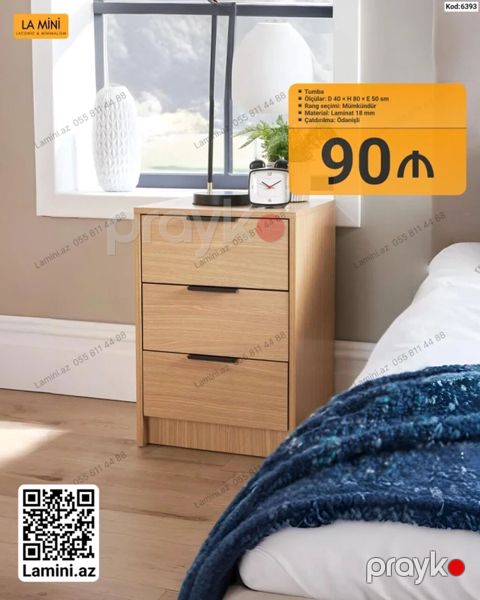 LA Mını tomba - Model kodu: 6393 - Ölçülər: D 40 x H 80 x E 50 sm — Bakı