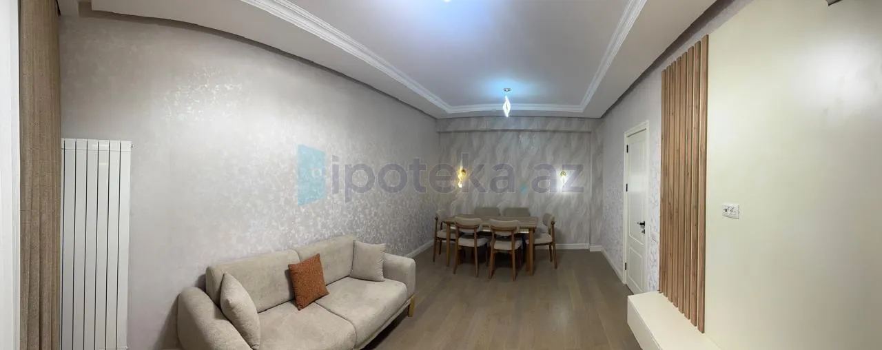2 Otaq, Yeni tikili, Nərimanov r., 72.00 m² — Bakı