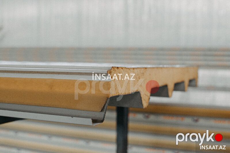 80 mm Pur sendviç panel – yüksək istilik izolyasiyası — Tikinti blokları, kərpic və panellər, Bakı (8)