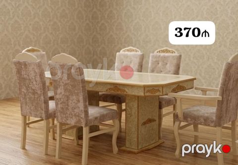 Masa desti satilir ideal veziyyetde 2 kreslo 4 stul masa olcusu 2.20 — Bakı