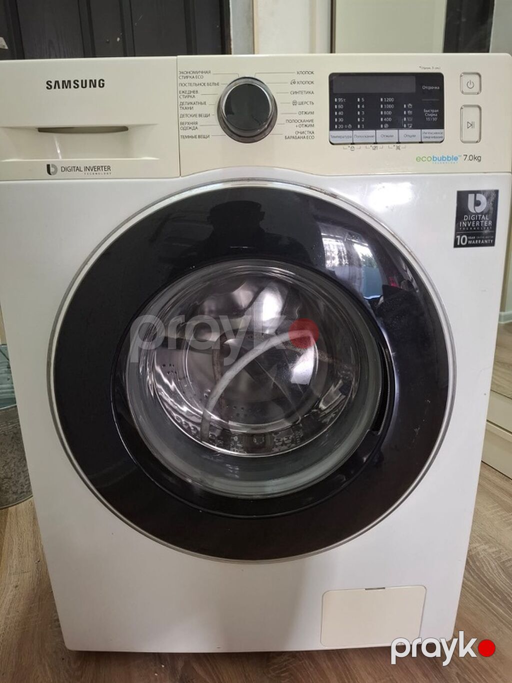 Samsung paltaryuyan maşın – EcoBubble, 7 kq Xüsusiyyətlər: - Ön — Çamaşır maşınları, Bakı (2)