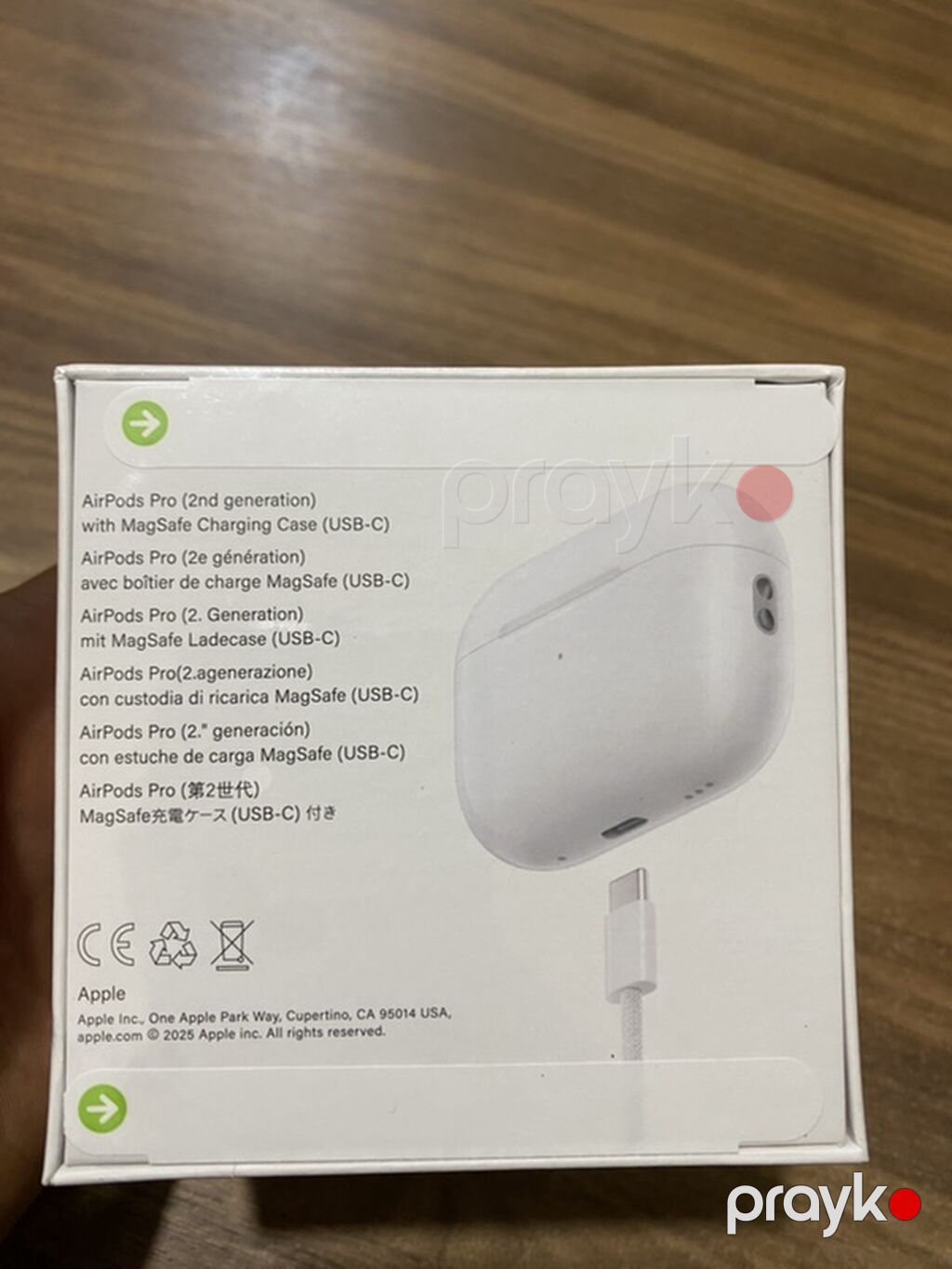 Apple AirPods Pro (2-ci nəsil) – MagSafe Şarj Qutusu (Usb‑c) ilə — Qulaqcıqlar, Hacıqabul (2)