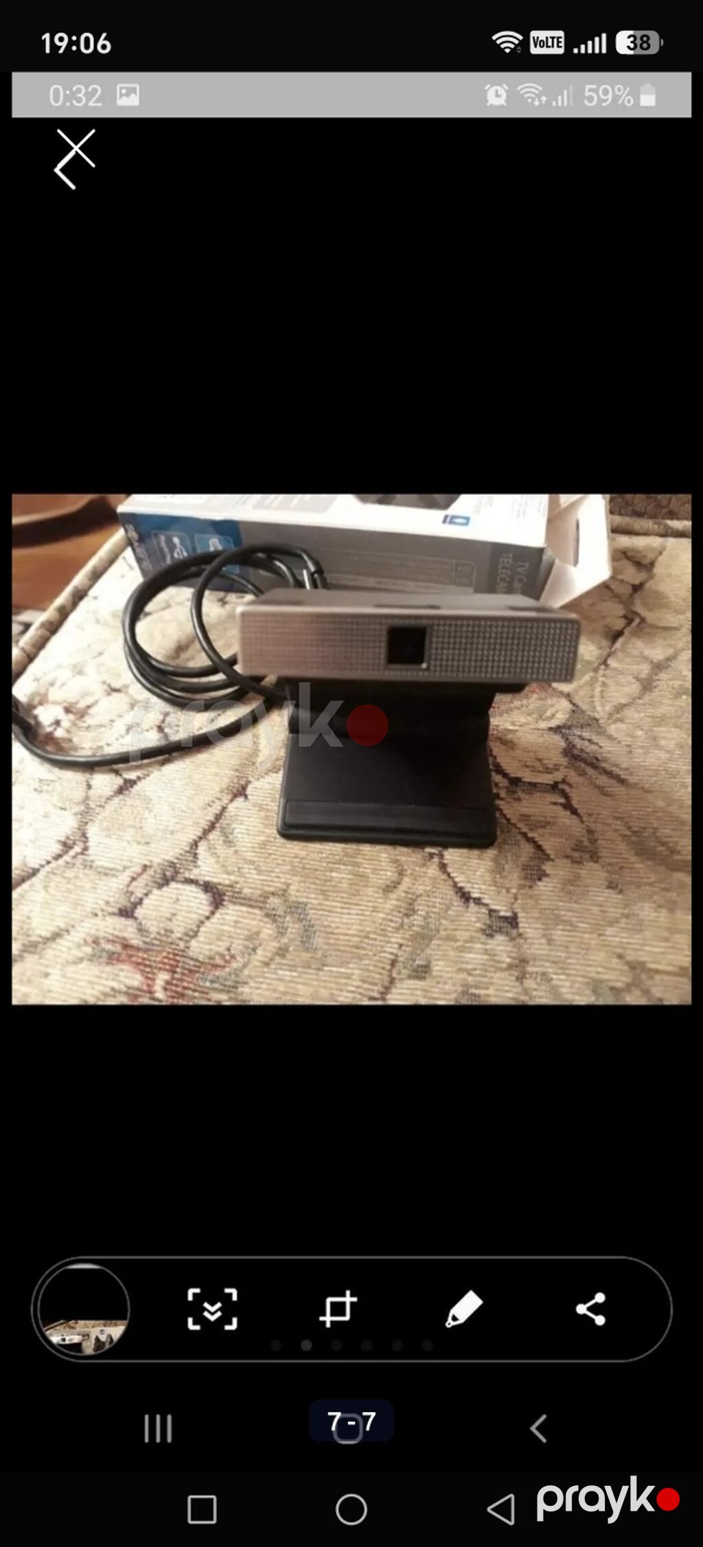 Samsung TV Camera VG-STC4000 Smart TV üçün USB veb‑kamera Model — Veb kameralar, Masazır (6)