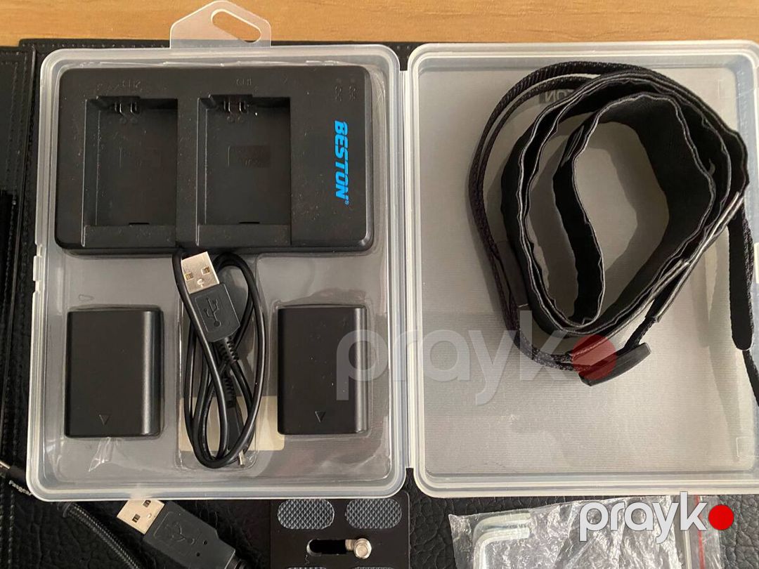 Sony a6400 Full komplekt (çanta, qoşa adapter, batareyalar və kartlar daxil) — Foto və video texnikası, Bakı (2)