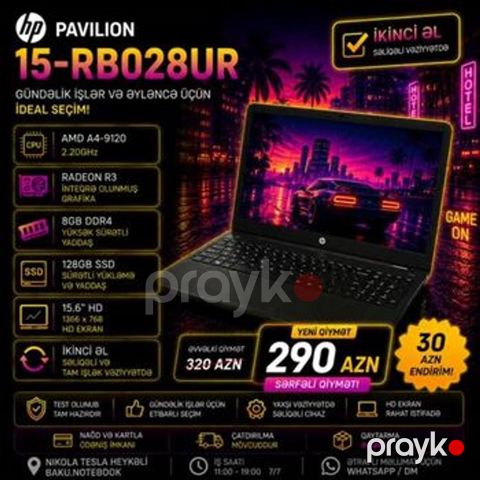 HP Pavilion 15-RB028UR — Bakı