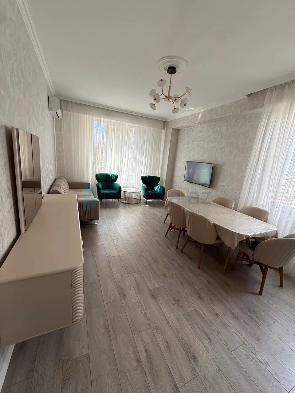Satılır: 3 Otaq, Yeni tikili, Suraxanı r., Yeni Günəşli - Massiv D q., 68.00 m² — Bakı
