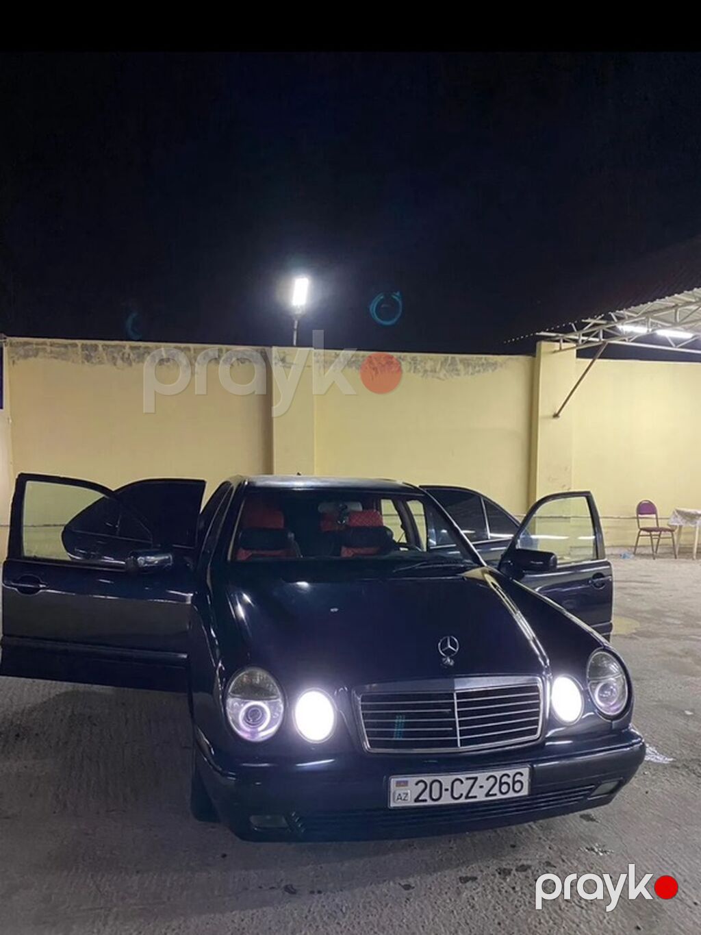 Mercedes‑Benz E‑Class W210 sedan - Korpus: tünd mavi/qara rəngli — Avtomobillər, Samux (5)