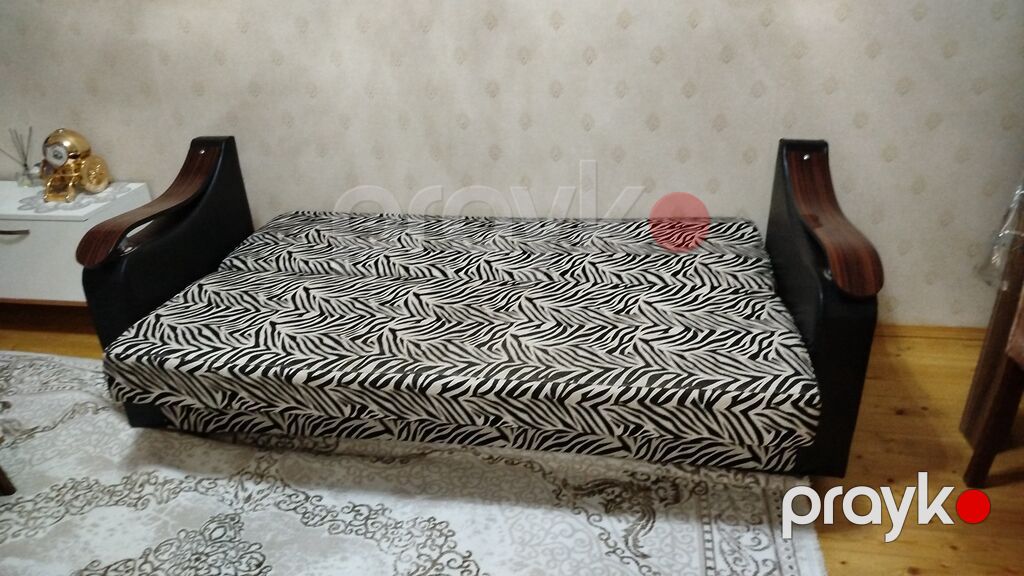 Zebra naxışlı divan‑çarpayı - İkifunksiyalı model: gündəlik — Divanlər, Bakı (2)