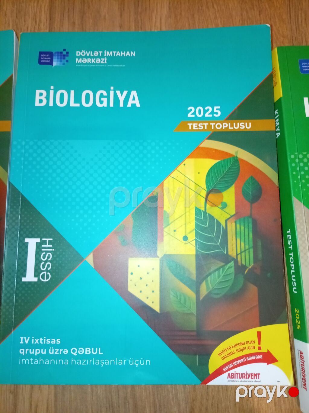 Məhsul: DİM “Test Toplusu 2025” – Kimya və Biologiya, I hissə — Kitablar, Digah (3)