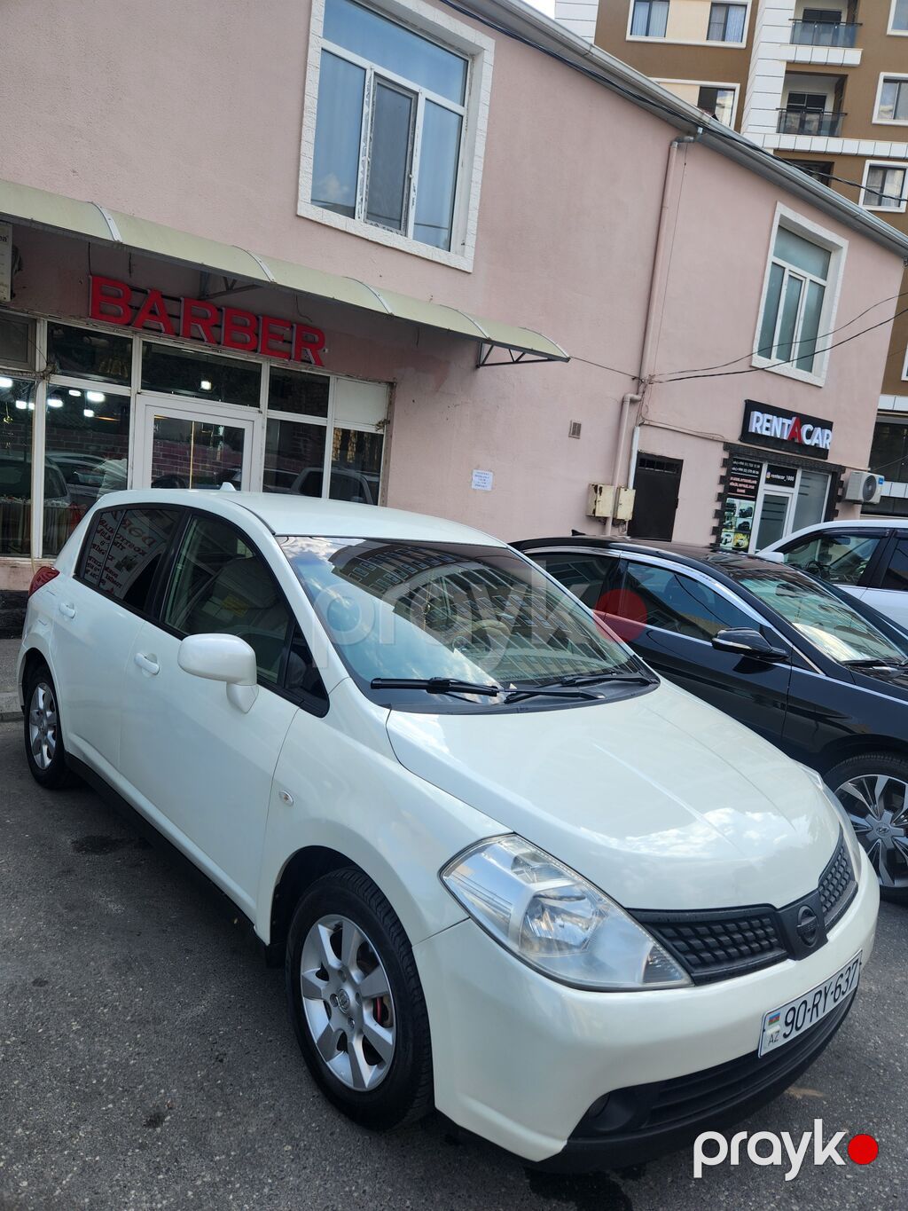 Nissan Tiida (hatchback) – ağ rəng - Kuzov: 5 qapılı hatchback, ağ — Avtomobillər, Bakı (7)