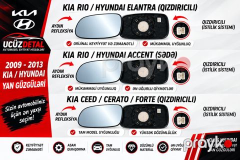 Kia, Hyundai üçün yan güzgü — Bakı