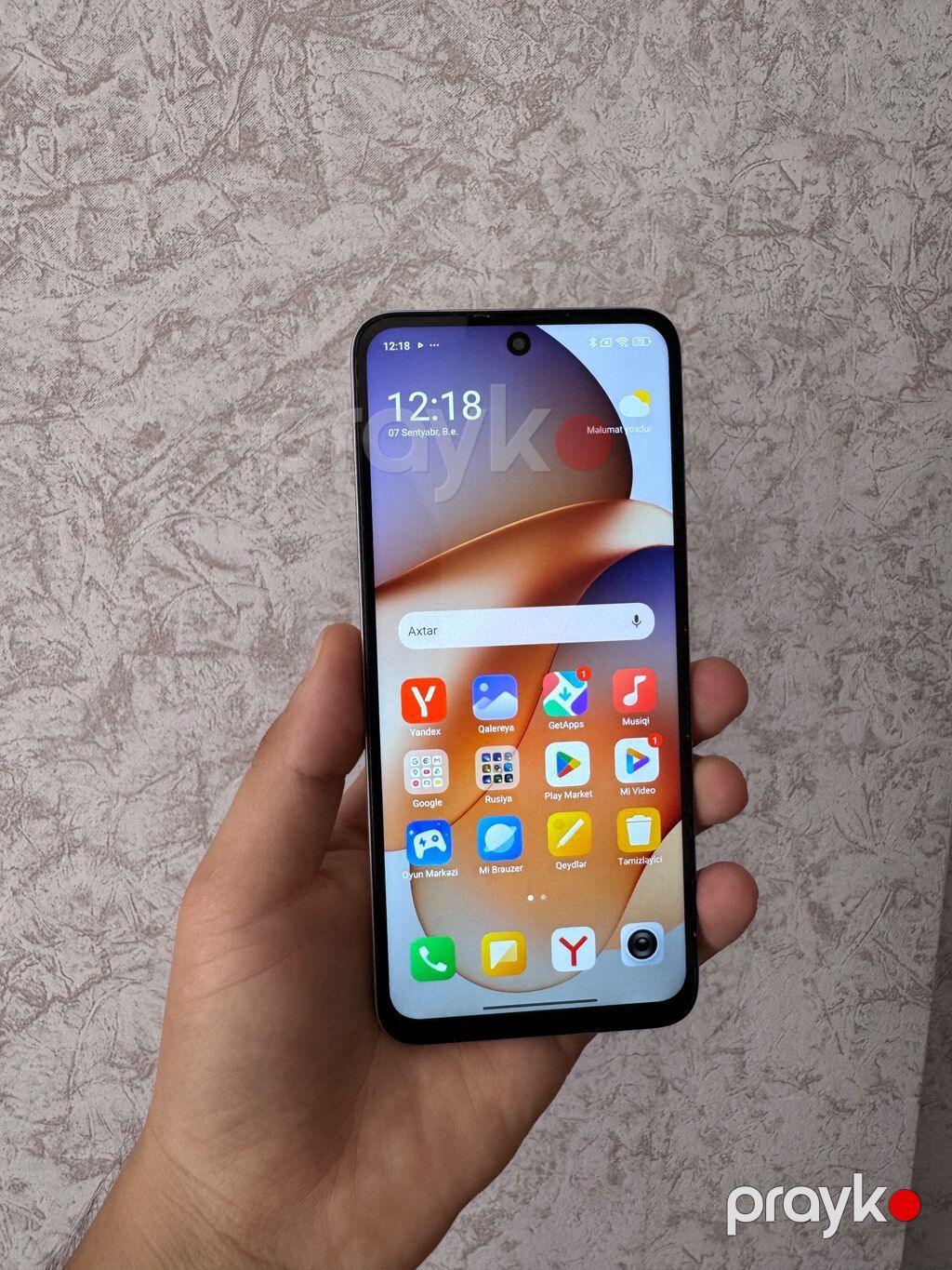 Redmi 12, 128 GB, rəng - Boz, Düyməli, Sensor, Barmaq izi — Xiaomi, Digah (2)
