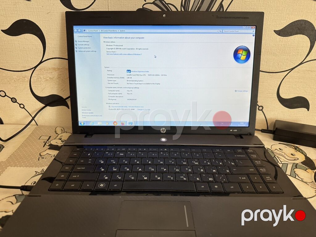 HP 620 noutbuk + adapter və USB simli mouse dəsti Yenisi alındığı üçün — HP, Bakı (5)