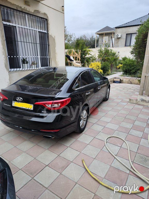 Hyundai Sonata, 1.6 L, 2015 il, 138 600 km — Avtomobillər, Bakı (4)