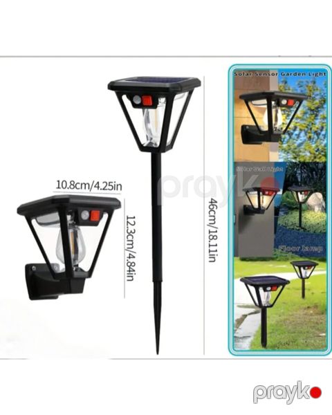 Plafon və lampa günəş paneli ilə — Bakı