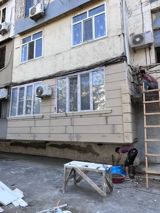 Fasad və balkonların dekorativ üzlənməsi və istilik izolyasiyası — Termo Aqlay — Фасадные работы