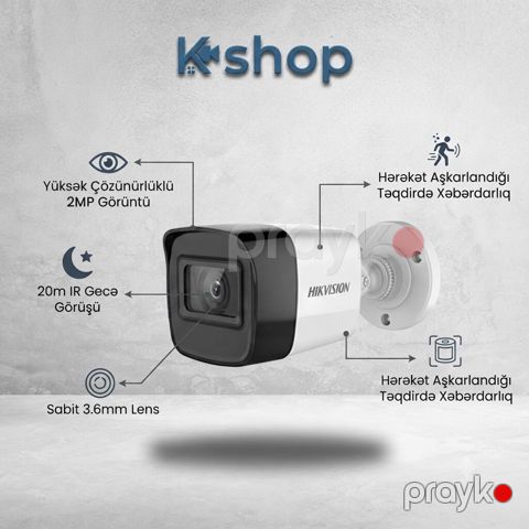 Məhsulun Əsas Üstünlükləri: Yüksək Çözünürlüklü 2MP Görüntü: Hər — Bakı