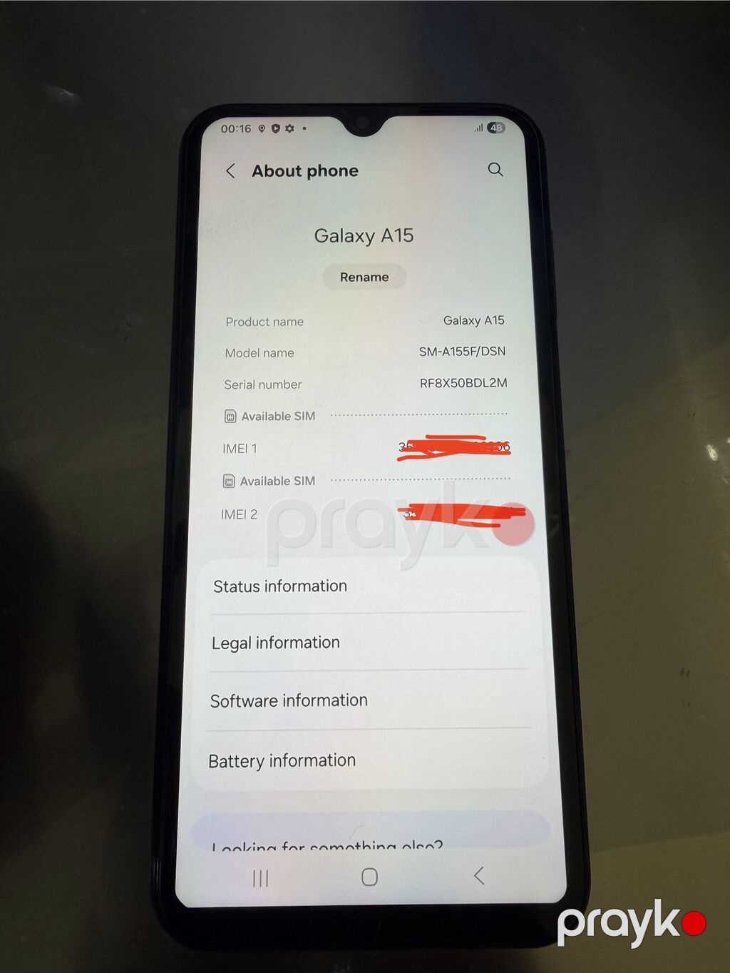 Samsung Galaxy A15, 128 GB, rəng - Qara, Sensor, İki sim kartlı, Face ID — Samsung, Bakı (2)