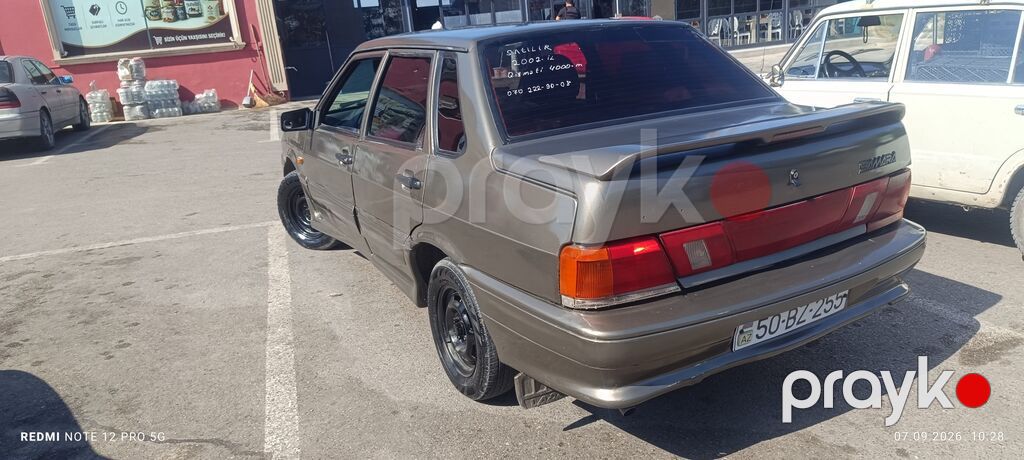 Avtomobil: Lada Samara sedan (2115) Buraxılış ili: 2002 (arxa şüşədə — Avtomobillər, Bakı (3)