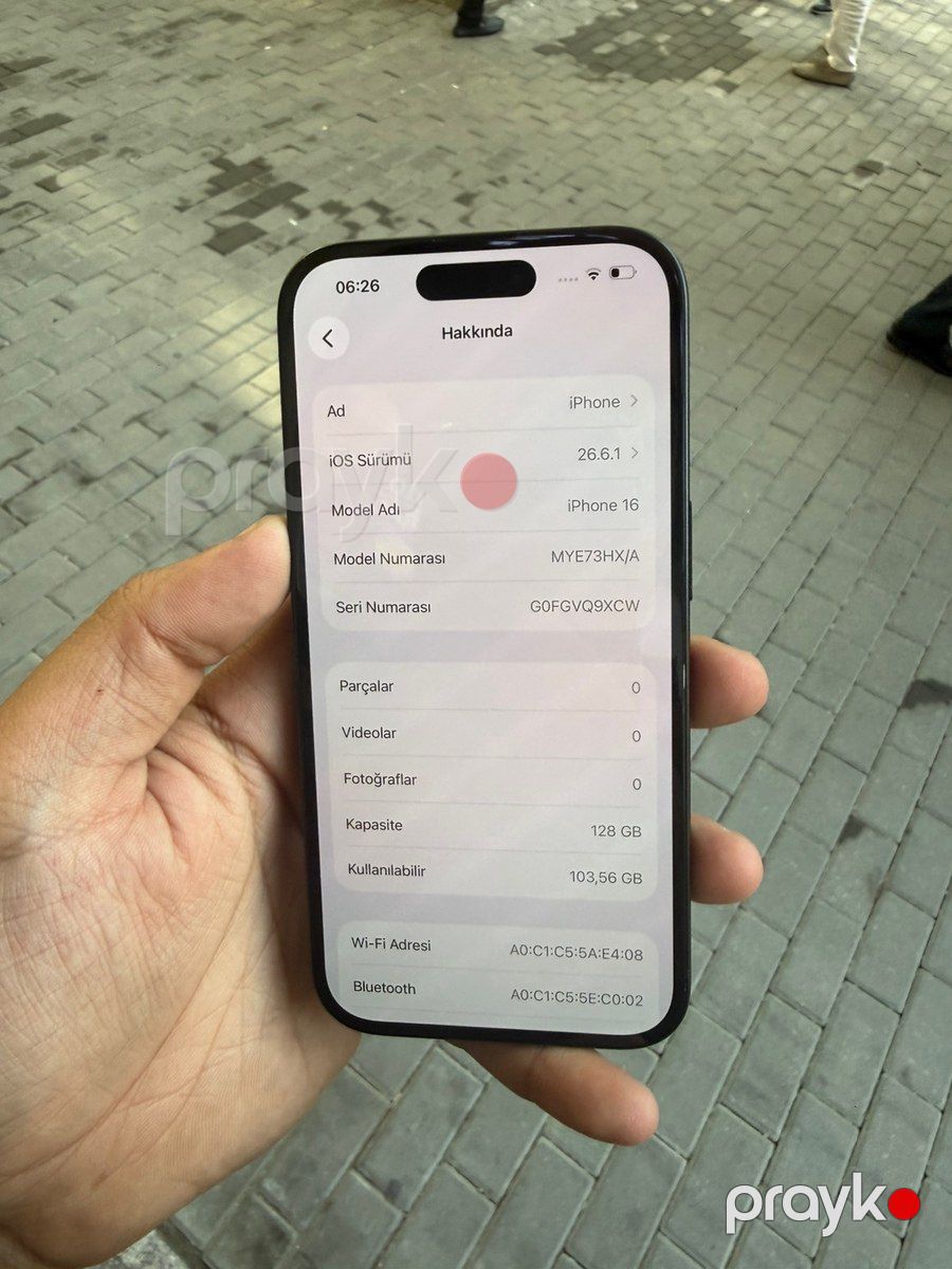 Apple iPhone 16 Black 128GB/8GB — Smartfonlar, Bakı (6)