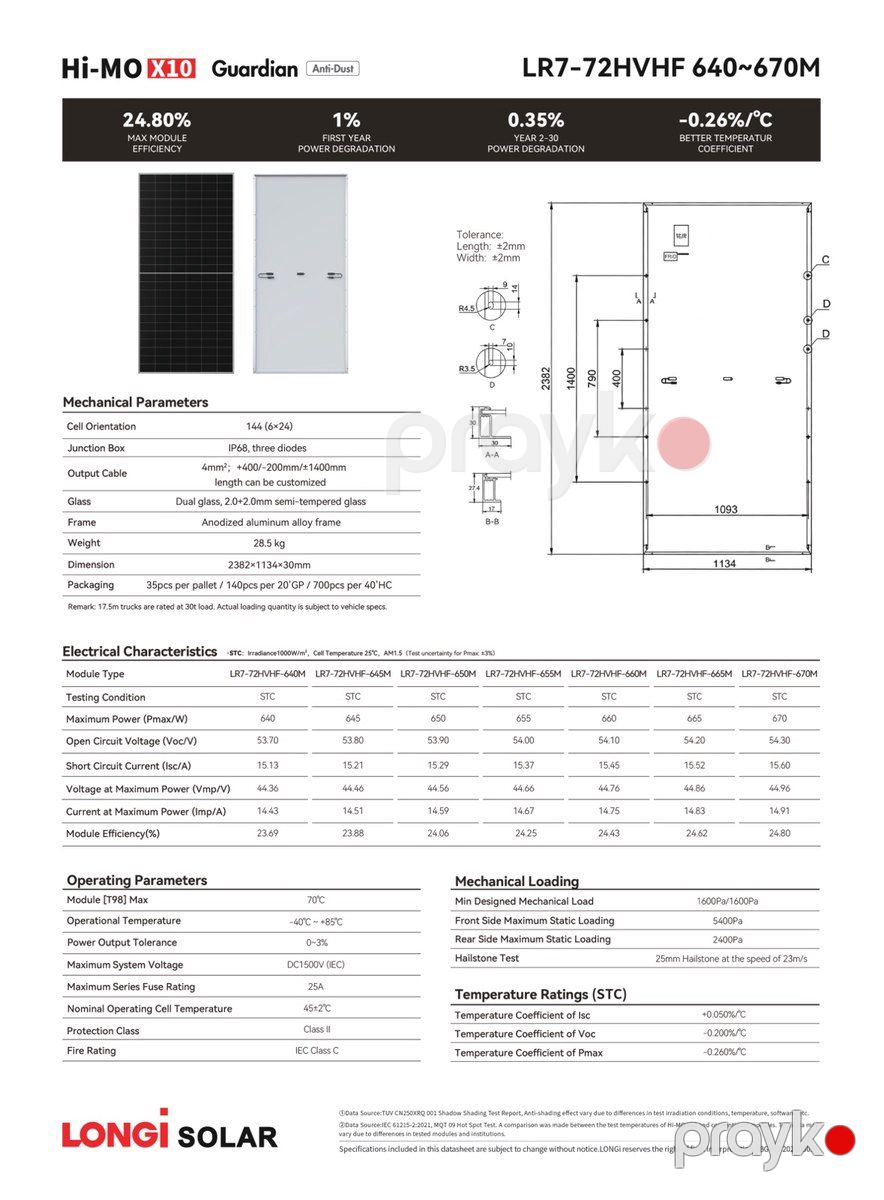 Günəş panel Hi-MO X10 Guardian 650W 2026 — İşıqlandırma, Bakı (3)