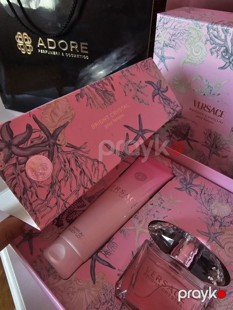 Versace Bright Crystal pour femme – hədiyyəlik set(252 manata alınıb — Masazır