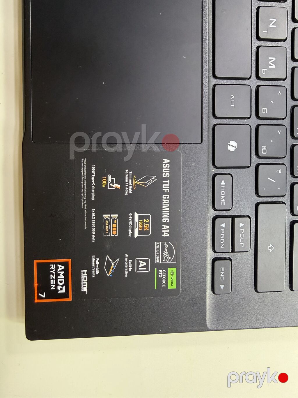 Asus tuf gaming a14 512 gb ssd əla vəziyyətdədir heç bir problemi — Masaüstü kompüterlər, Bakı (7)