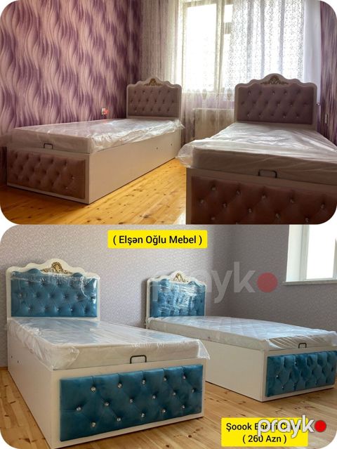 Oğlan və qız üçün, Yeni, Çarpayı, Bazalı, Matras ilə, Siyirməsiz — Bakı