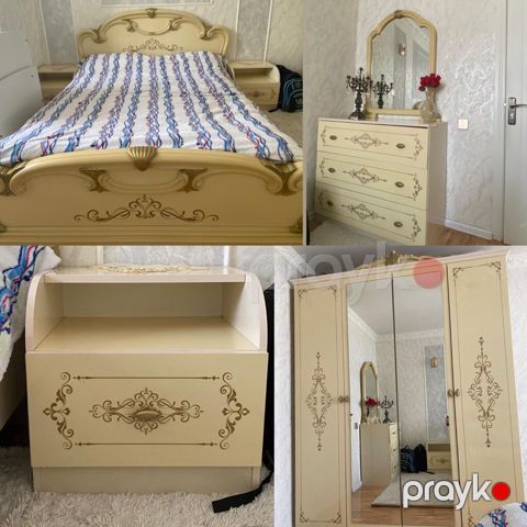 Yataq dəsti satılır 350₼. Matrası yox. Ünvan Badamdar. 6535. Fatimə99 — Bakı