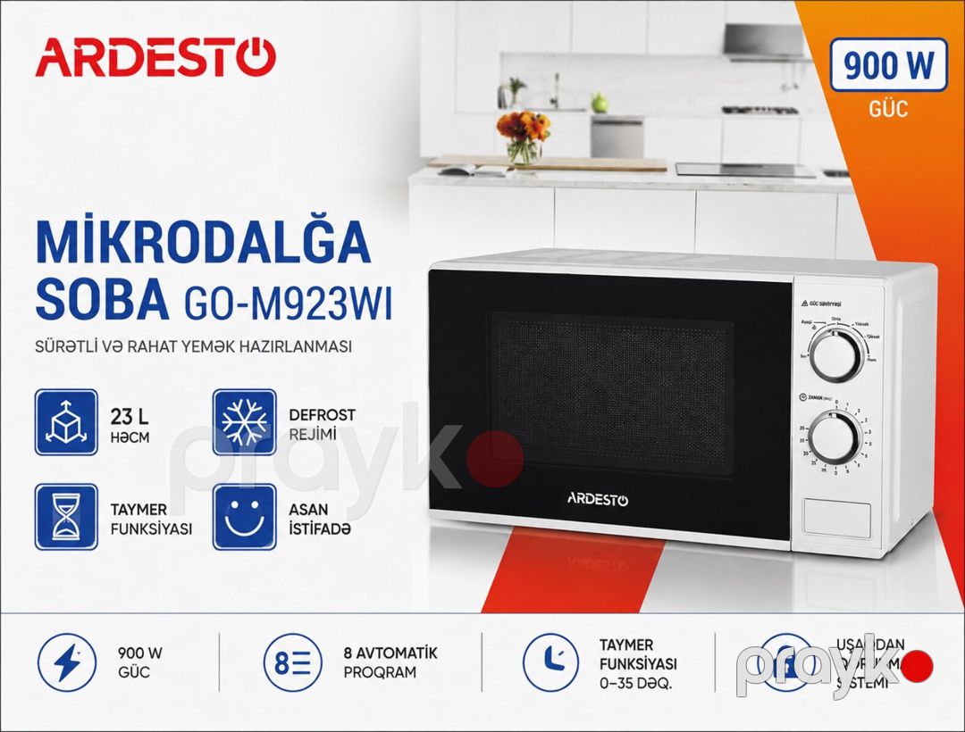 Mikrodalğalı soba Ardesto — Ev texnikası, Bakı
