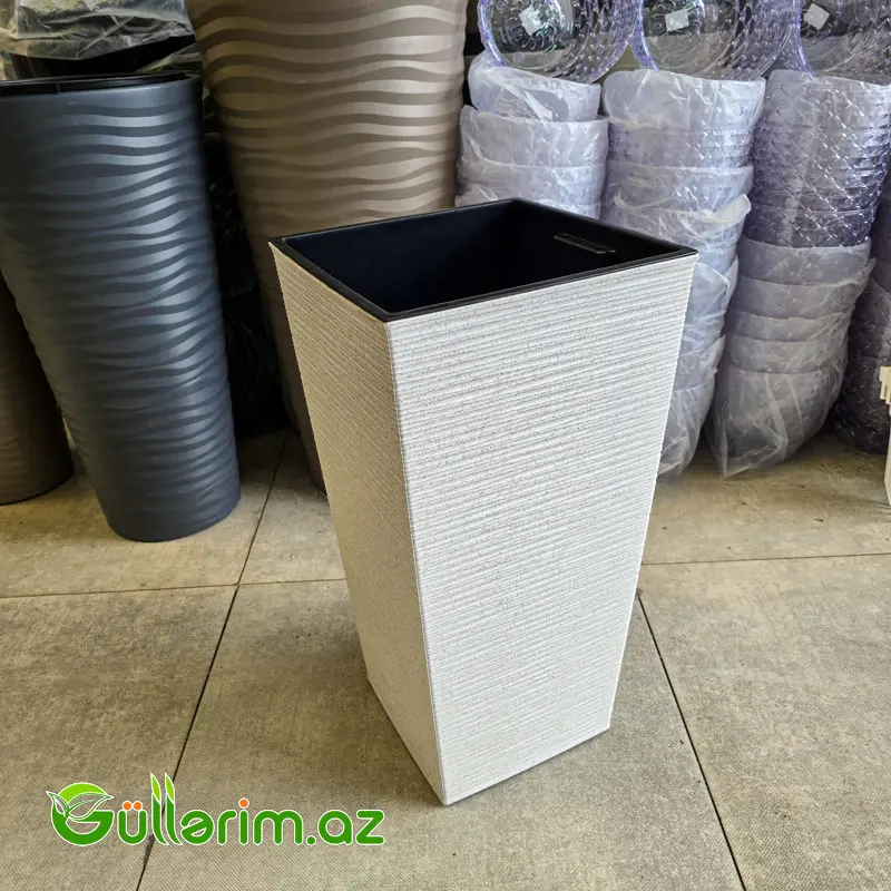 Plastik Dibçək - Özüsulayan 026 — Bağ dekorasiyası, Bakı (2)