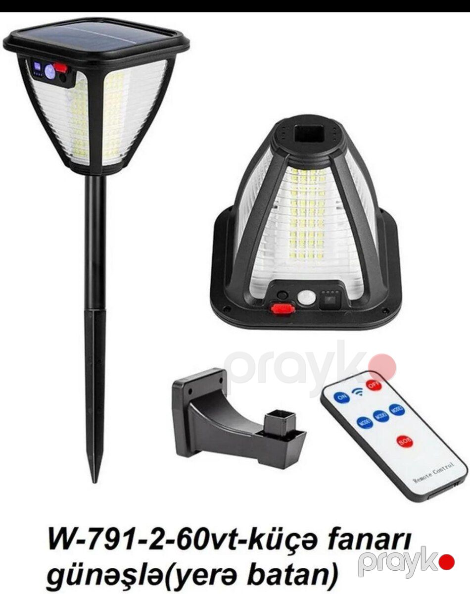 Plafon və lampa günəş paneli ilə — İşıqlandırma, Bakı (2)