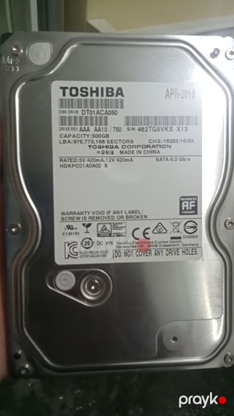Personal kompüter üçün HDD 500 GB. Sağlamlıq 100% 15 man. Nizami — Bakı