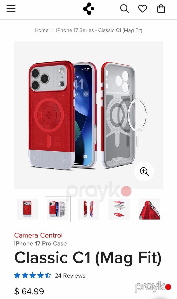 Apple iPhone 17 Pro Spigen arxalığı — Smartfonlar, Bakı (6)
