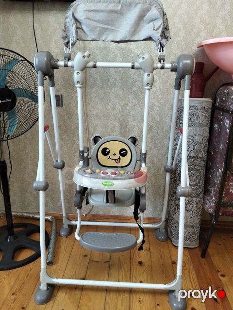 Uşaq yelləncəyi – Brave Baby - Metallik möhkəm karkas, stabil dayaq — Pirəkəşkül