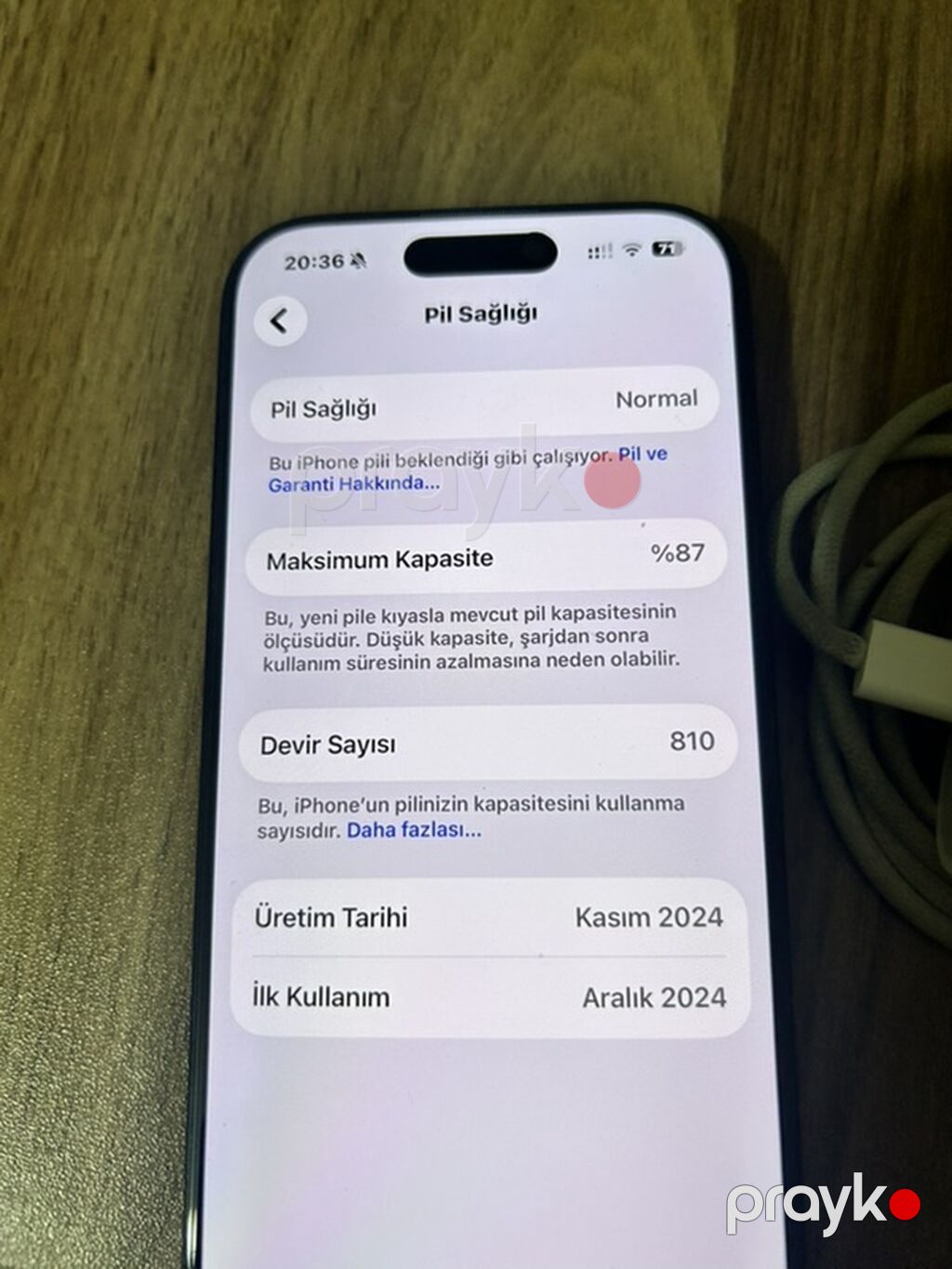 IPhone 16 Pro, 128 GB, Qara, Face ID — Apple iPhone, Xırdalan (2)