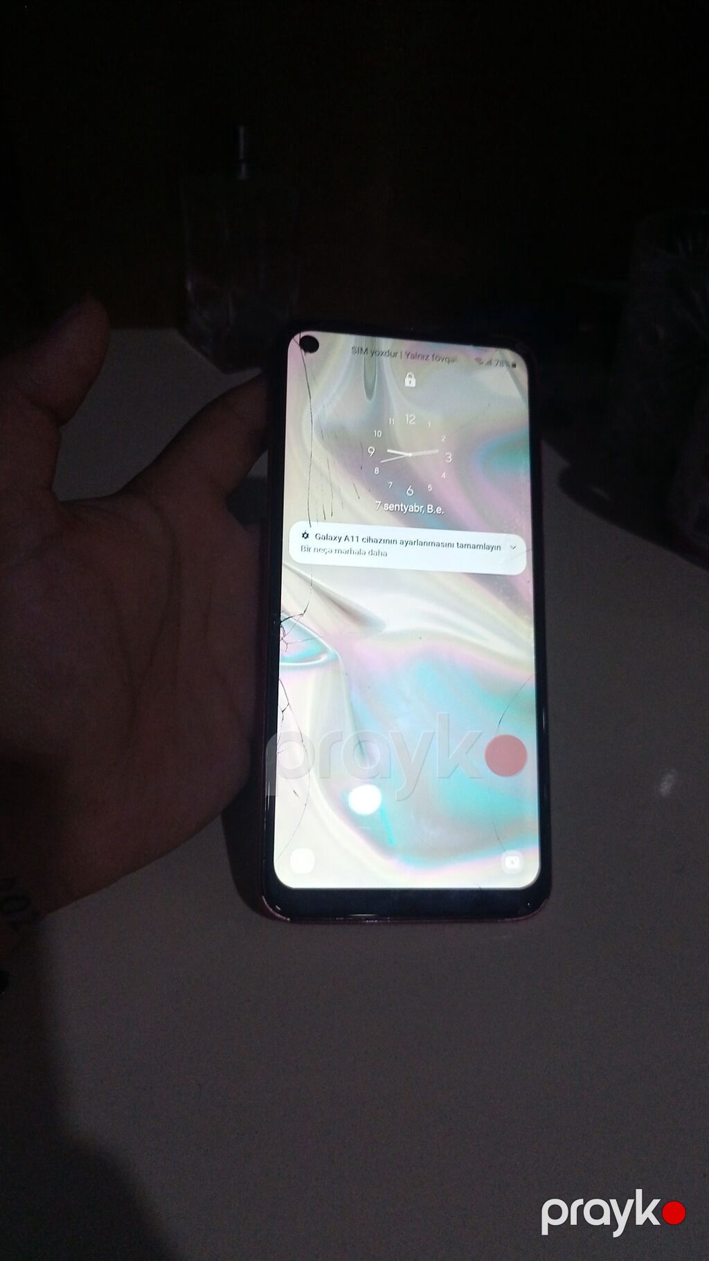 Samsung Galaxy A11, 32 GB, rəng - Qırmızı, Barmaq izi — Samsung, Bakı (3)