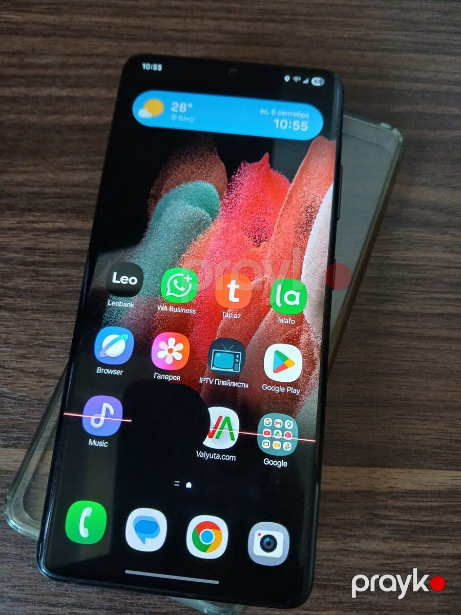Samsung Galaxy S21 Ultra 5G Phantom Black 128GB/12GB — Smartfonlar, Bakı (2)