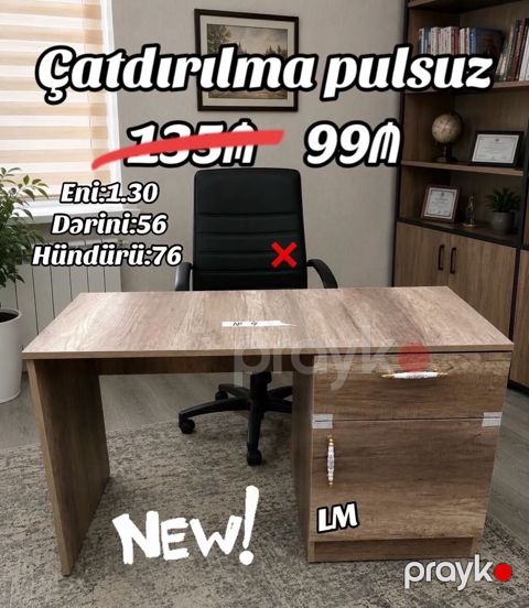 *Yazı masası / iş masası* _*Endirimlə*_ Qiymət *99₼* Məhsul — Bakı